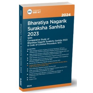 Taxmann's Bharatiya Nagarik Suraksha Sanhita 2023 Bare Act 2024 (BNSS)